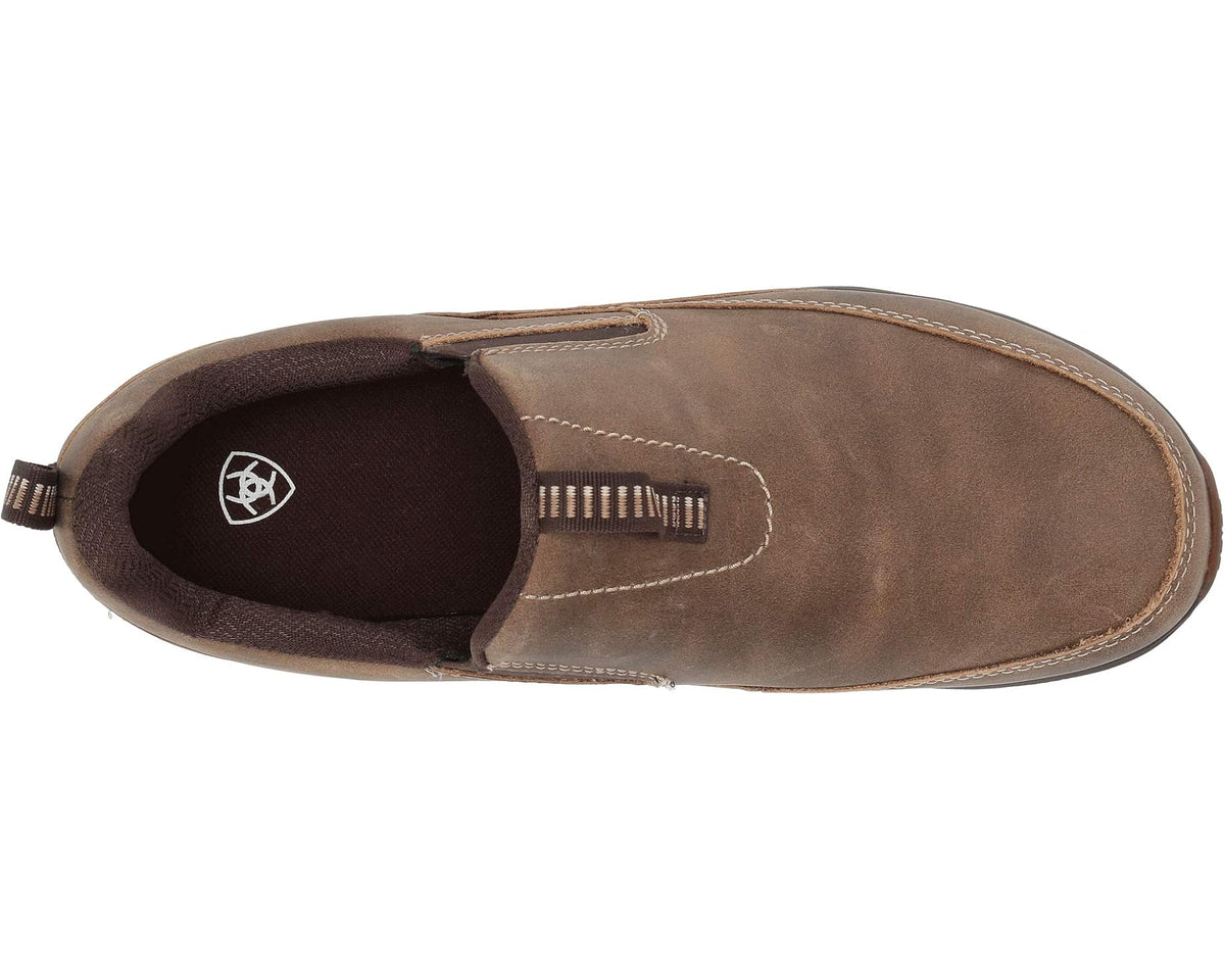 Men's Ariat Spitfire Slip-On Brown Bomber