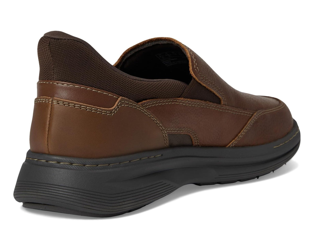 Men's Clarks Craftwell Step Brown Tumbled Leather