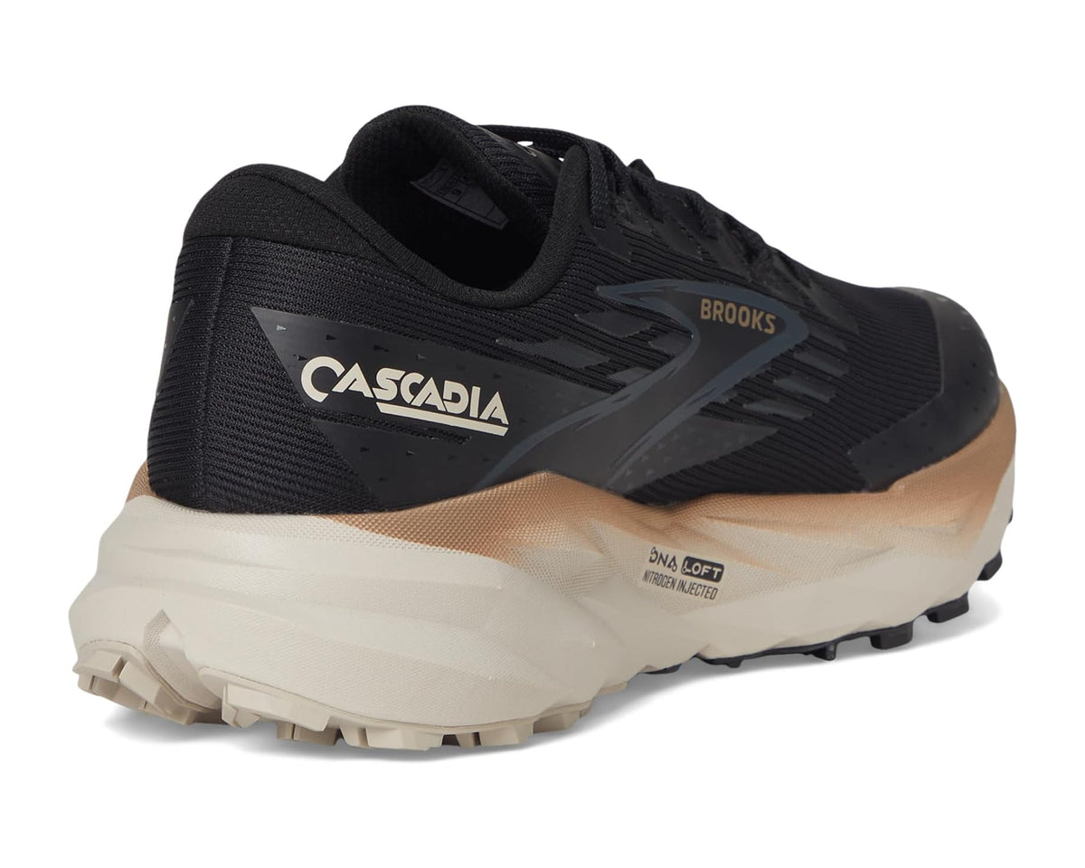 Men's Brooks Cascadia 19 GTX® Black/Ebony/Chateau Gray