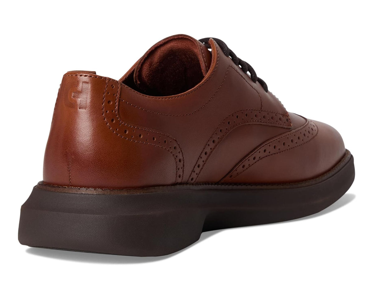 Men's Cole Haan Grand Shadowlite Wingtip Oxfords British Tan/Java