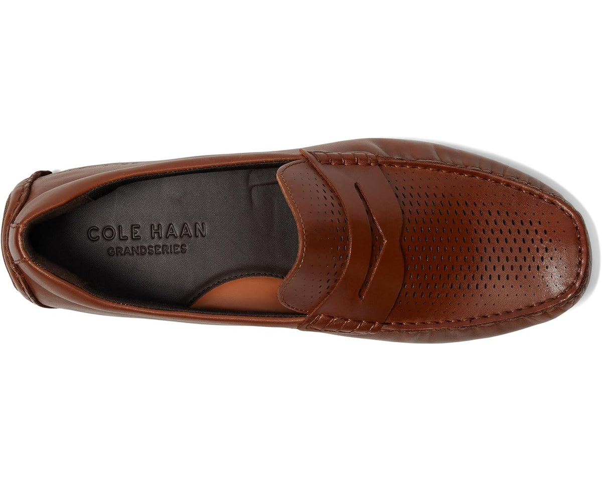 Men's Cole Haan Grand Laser Penny Driver British Tan/Java