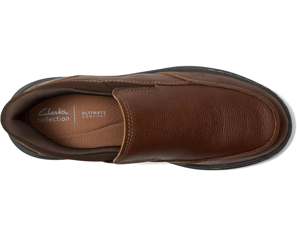 Men's Clarks Craftwell Step Brown Tumbled Leather