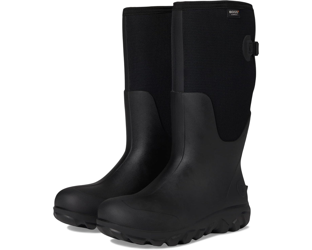 Men's Bogs Classic Seamless Tall Adjustable Calf Black