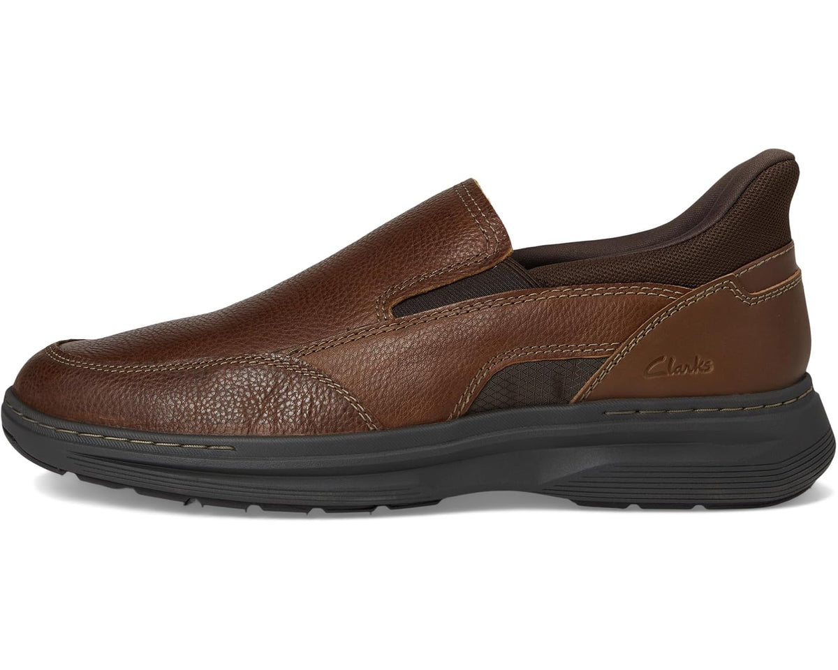Men's Clarks Craftwell Step Brown Tumbled Leather