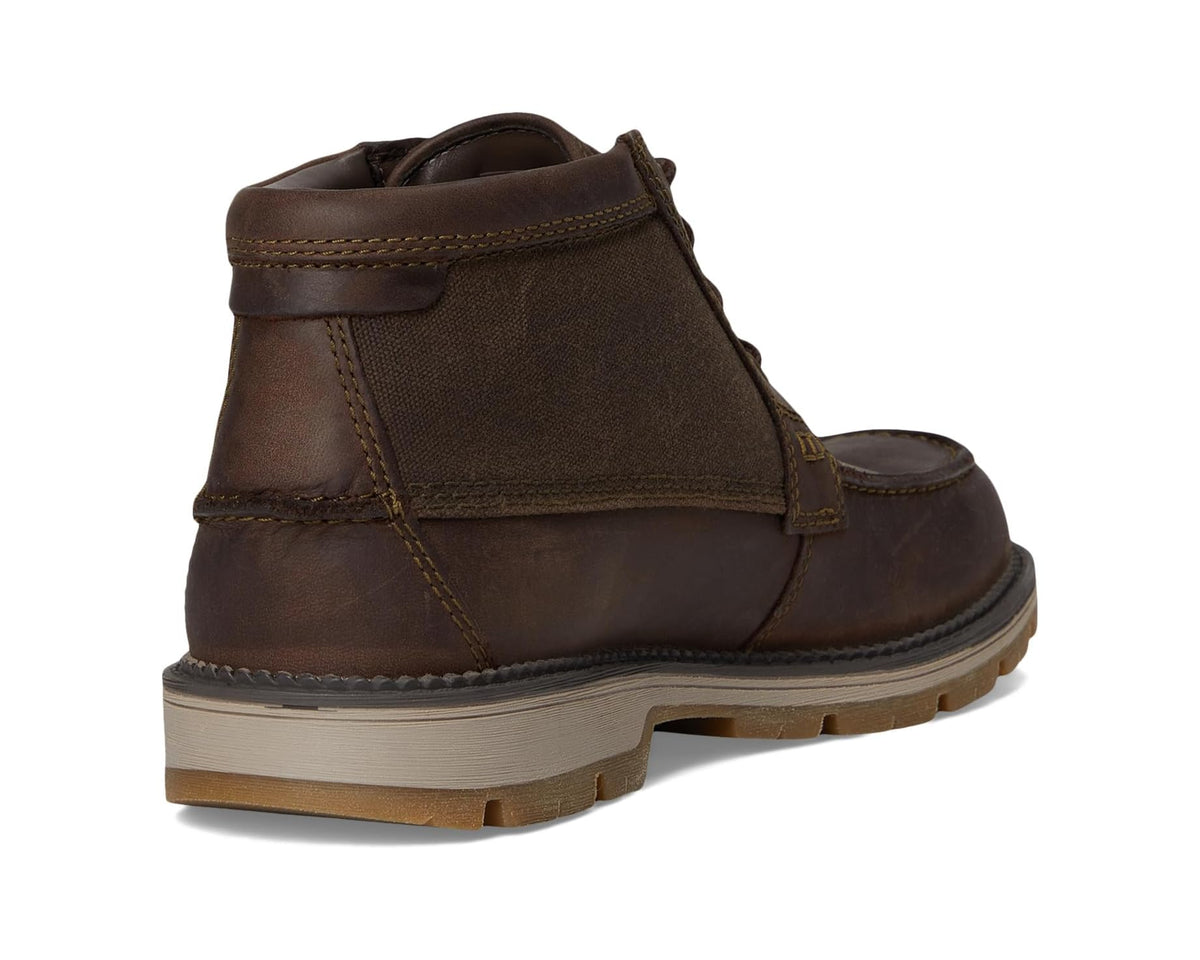 Men's Clarks Maplewalk Moc Brown Leather