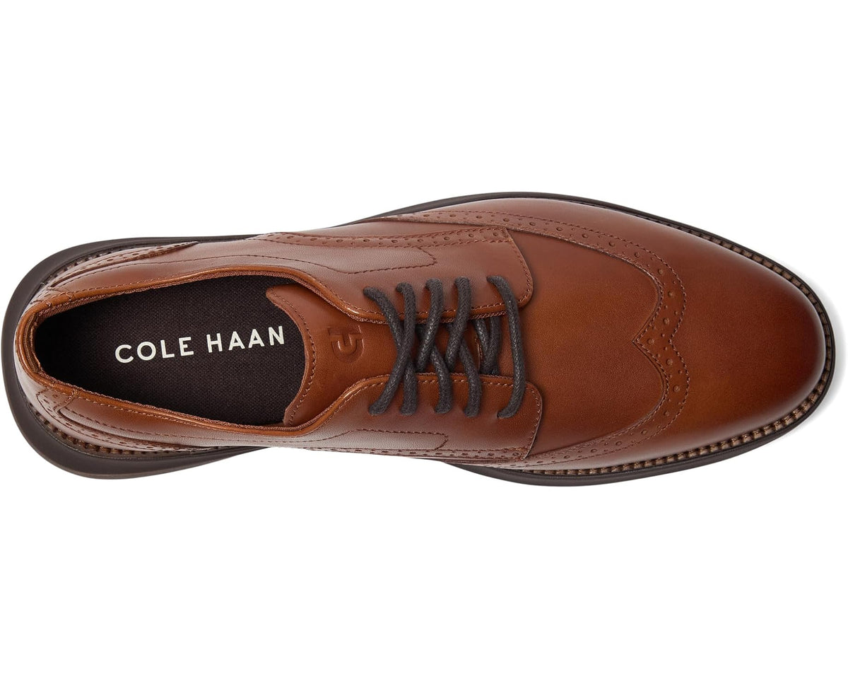 Men's Cole Haan Grand Shadowlite Wingtip Oxfords British Tan/Java