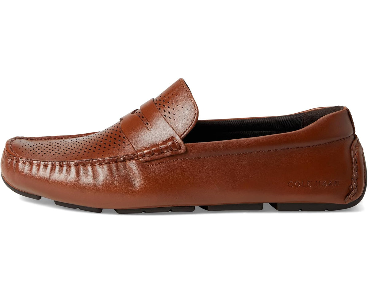 Men's Cole Haan Grand Laser Penny Driver British Tan/Java