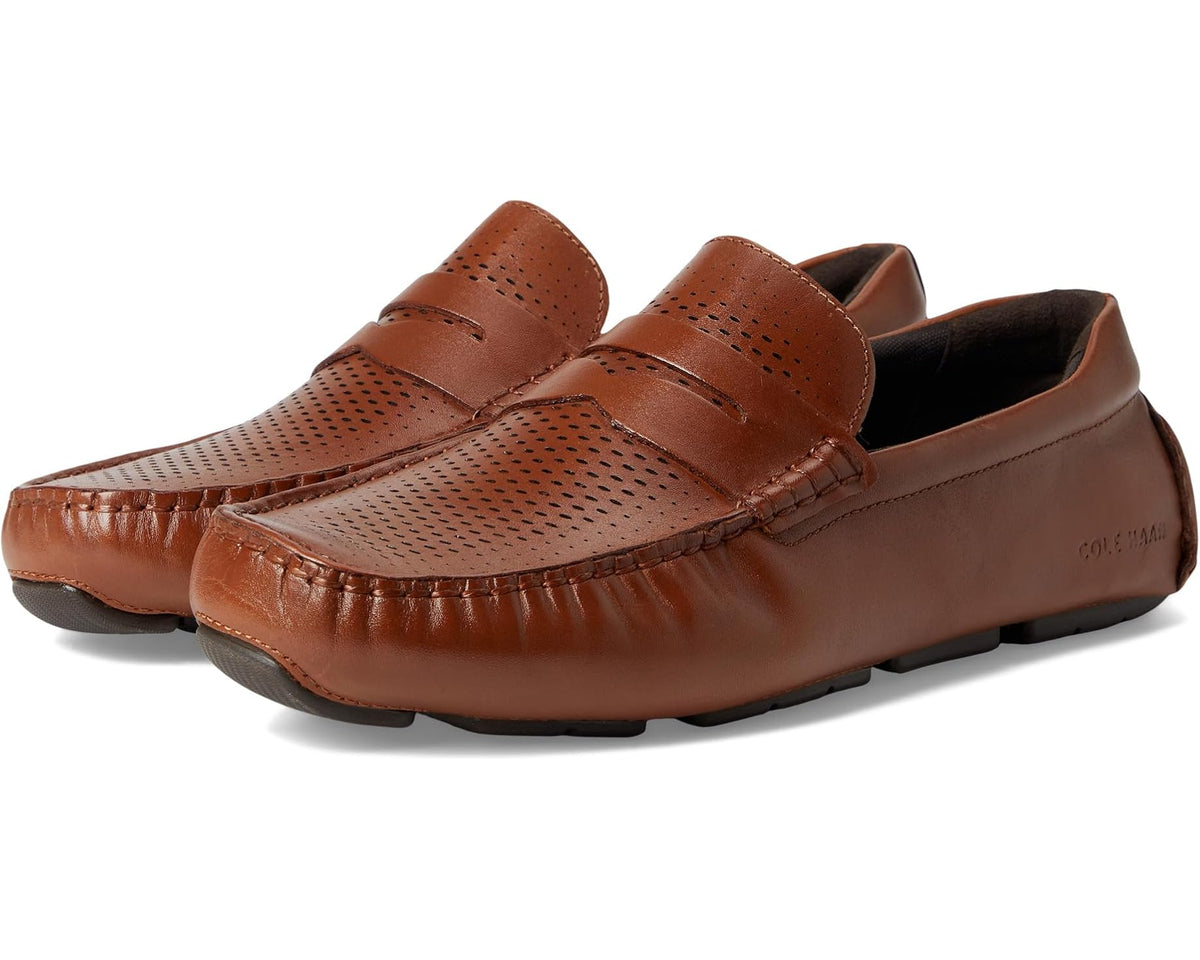 Men's Cole Haan Grand Laser Penny Driver British Tan/Java