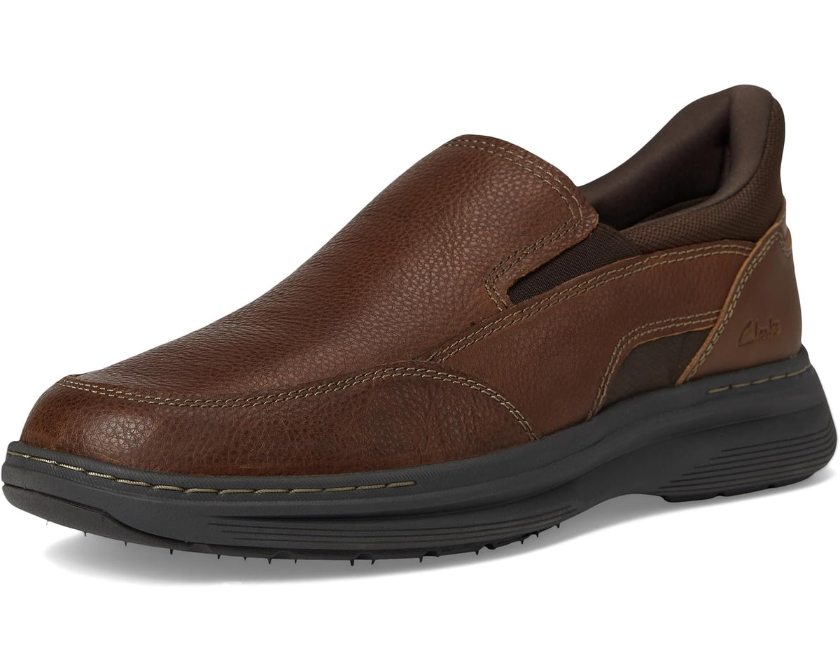 Men's Clarks Craftwell Step Brown Tumbled Leather