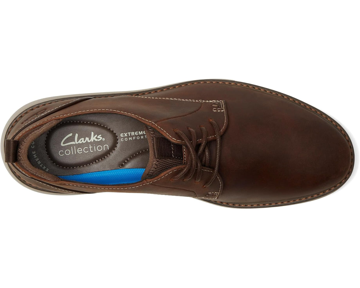 Men's Clarks Brantin Plain Beeswax Leather