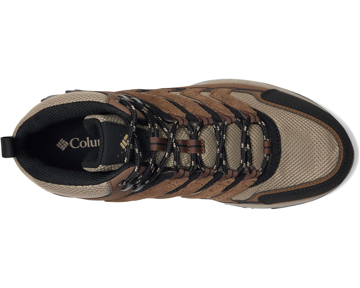 Men's Columbia Strata Trail Mid Waterproof Dark Brown/Khaki II