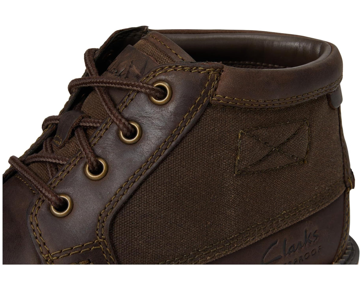 Men's Clarks Maplewalk Moc Brown Leather