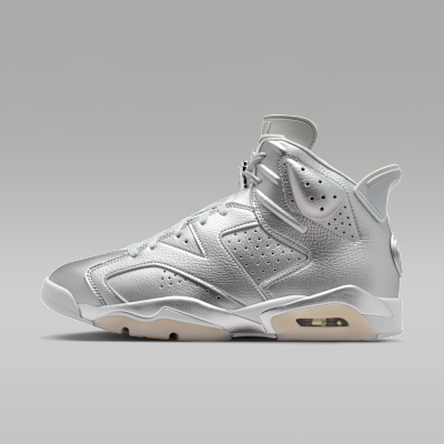 Air Jordan 6 Retro x Paris Saint-Germain Metallic Silver