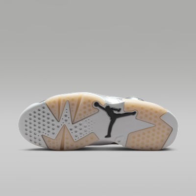 Air Jordan 6 Retro x Paris Saint-Germain Metallic Silver